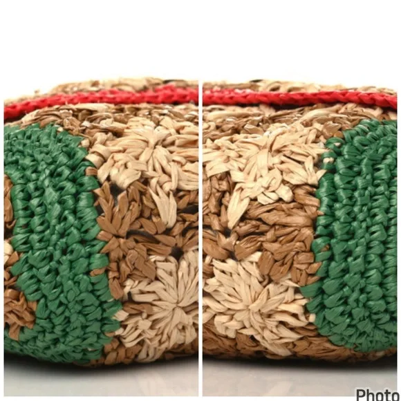 Auth Gucci GG Marmont Azalea Calfskin Crotchet Raffle Flower Crossbody Bag - Picture 9 of 9